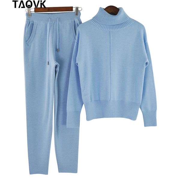 taovk women's woolen knitted suit high collar sweater + pants loose style two-piece set women's knitted costume tracksuit q1217, Black;white
taovk women's woolen knitted suit high collar sweater + pants loose style two-piece set women's knitted costume tracksuit q1217, Black;white