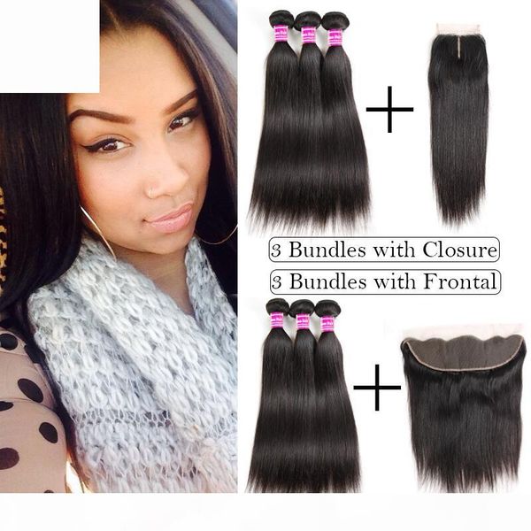 brazilian maiaysian virgin hair straight 3 bundles human hair wefts with closure ear to ear lace frontal with bundles extensions, Black;brown
brazilian maiaysian virgin hair straight 3 bundles human hair wefts with closure ear to ear lace frontal with bundles extensions, Black;brown