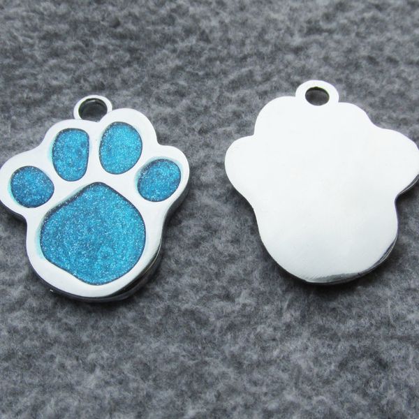 zinc alloy shaped pet id 100pcs/lot mixed colors blank paw dog tags
zinc alloy shaped pet id 100pcs/lot mixed colors blank paw dog tags
