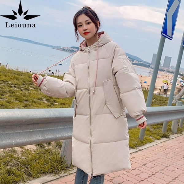 women's down & parkas leiouna solid long sleeve sweet office lady thick 2021 hooded parka coat warm winter jackets women female, Black
women's down & parkas leiouna solid long sleeve sweet office lady thick 2021 hooded parka coat warm winter jackets women female, Black