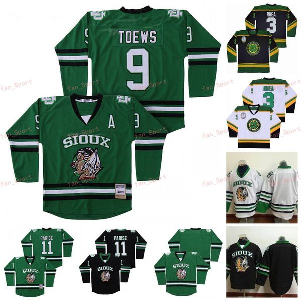 college north dakota fighting sioux jersey 9 jonathan toews 11 zach parise hockey ross the boss rhea 3 st john's shamrocks green black, Black;red
college north dakota fighting sioux jersey 9 jonathan toews 11 zach parise hockey ross the boss rhea 3 st john's shamrocks green black, Black;red