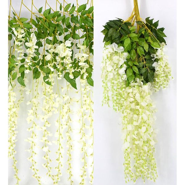 1pc 110 cm artificial flowers silk wisteria fake garden hanging flower plant vine home wedding party event decor
1pc 110 cm artificial flowers silk wisteria fake garden hanging flower plant vine home wedding party event decor