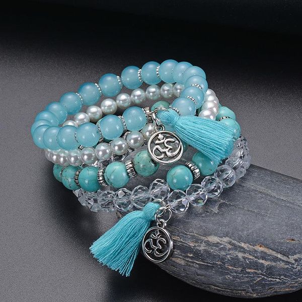 natural stone turquoise multi-circle winding women men charms bracelet for girls wedding birthday dainty gift daily jewelry, Black
natural stone turquoise multi-circle winding women men charms bracelet for girls wedding birthday dainty gift daily jewelry, Black