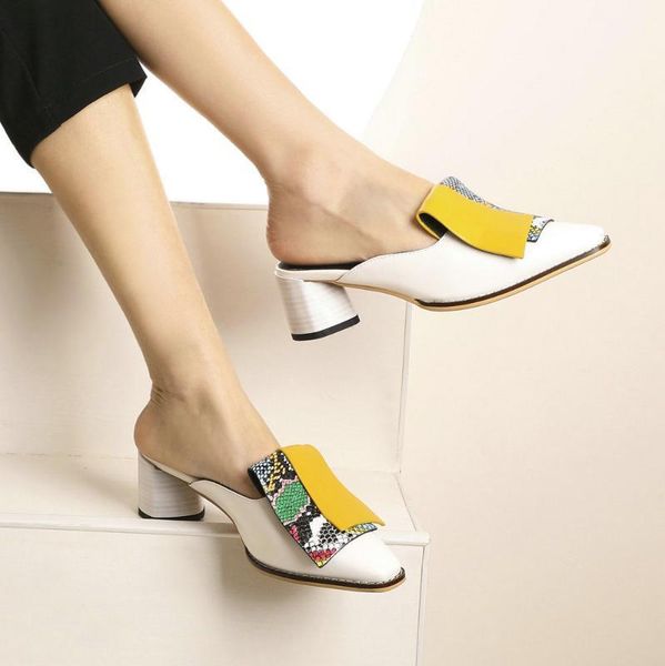 faux leather stitching square toe mules ladies sandals chunky heel fashion slippers 2020 spring and autumn black white color 34-1
faux leather stitching square toe mules ladies sandals chunky heel fashion slippers 2020 spring and autumn black white color 34-1
