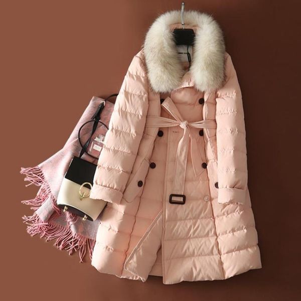 winter women fashion big real fur parkas warm 90% white duck down coat jacket double breasted real fur parkas f188, Black
winter women fashion big real fur parkas warm 90% white duck down coat jacket double breasted real fur parkas f188, Black