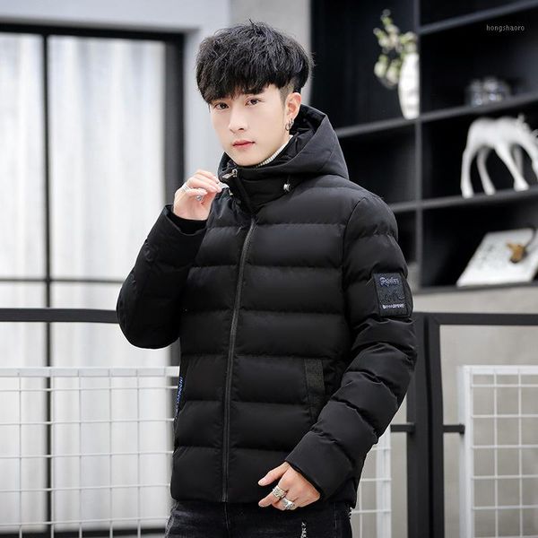 solid color men's parkas coats fashion winter men's hooded parkas patch designs keep warm windproof coats1, Black
solid color men's parkas coats fashion winter men's hooded parkas patch designs keep warm windproof coats1, Black