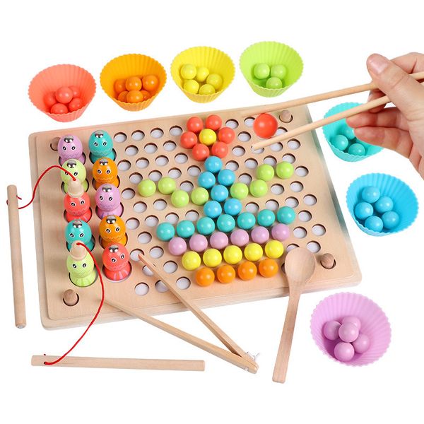 montessori wooden toy hands brain training clip beads pluzze board magnetic fishing memory chess early educational toy for kids q1214
montessori wooden toy hands brain training clip beads pluzze board magnetic fishing memory chess early educational toy for kids q1214