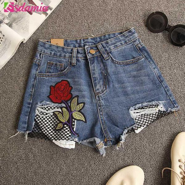 women's shorts 2021 high waist ripped jeans flower embroidery fashion fishnet hollow out women summer style1, White;black
women's shorts 2021 high waist ripped jeans flower embroidery fashion fishnet hollow out women summer style1, White;black