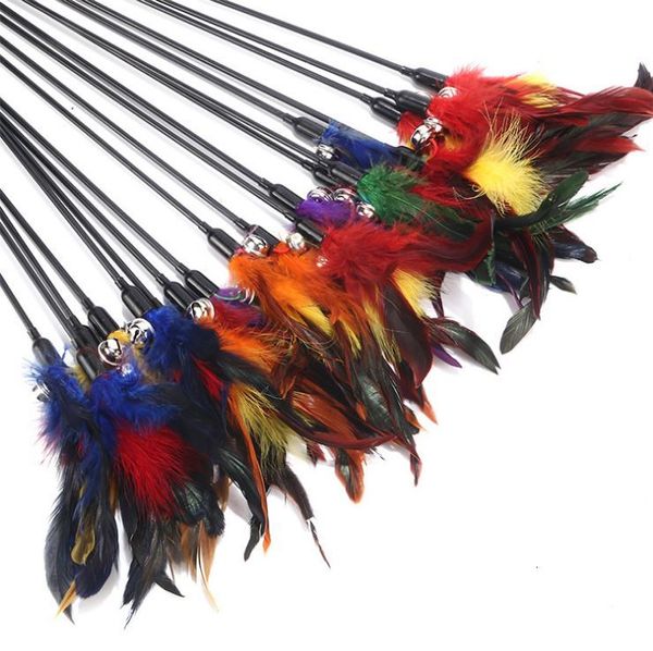 bell stick feathers and pet color tease interactive teasing toys fishes deity to amuse the cat pole t4h0239
bell stick feathers and pet color tease interactive teasing toys fishes deity to amuse the cat pole t4h0239