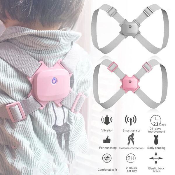 back support electronic posture corrector rechargeable reminder with sensor vibration adjustable brace for hunching1, Black;blue
back support electronic posture corrector rechargeable reminder with sensor vibration adjustable brace for hunching1, Black;blue