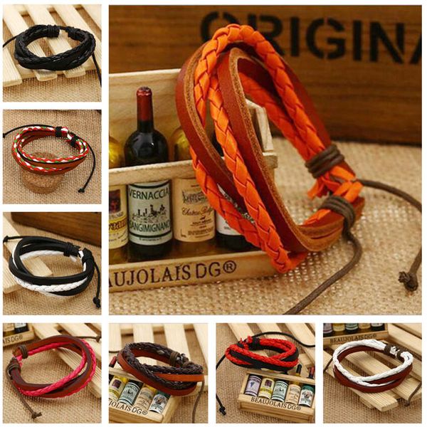 antique leather bracelet student bracelet leather rope bracelet dmfb069 mix order 20 pieces a lot, Black
antique leather bracelet student bracelet leather rope bracelet dmfb069 mix order 20 pieces a lot, Black