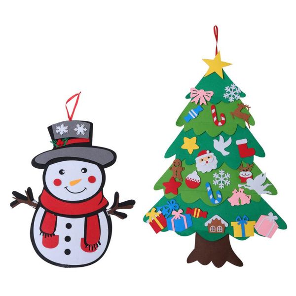 2pcs delicate durable chic felt snowman felt christmas tree diy pendants for handicrafts
2pcs delicate durable chic felt snowman felt christmas tree diy pendants for handicrafts
