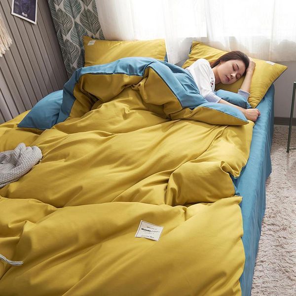 bedding sets 30 blue cotton set size solid color bed linen king bedclothes duvet cover fitted sheet double bedding1
bedding sets 30 blue cotton set size solid color bed linen king bedclothes duvet cover fitted sheet double bedding1