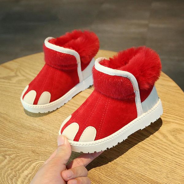 children snow boots winter girl thicken plush warm cotton shoes red blue gray black kids soft bottom antiskid casual botas niña, Black;grey
children snow boots winter girl thicken plush warm cotton shoes red blue gray black kids soft bottom antiskid casual botas niña, Black;grey