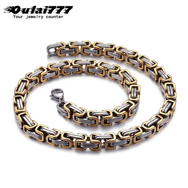 high grade stainless steel men necklace gift man accessories women punk hip hop jewelry male gold chain long necklaces byzantium, Silver
high grade stainless steel men necklace gift man accessories women punk hip hop jewelry male gold chain long necklaces byzantium, Silver