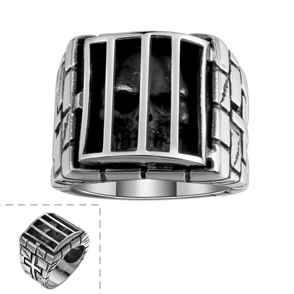 fashion trendy stainless steel ring men retro skull titanium steel ring wholesale proposal engagement wedding anniversary, Silver
fashion trendy stainless steel ring men retro skull titanium steel ring wholesale proposal engagement wedding anniversary, Silver