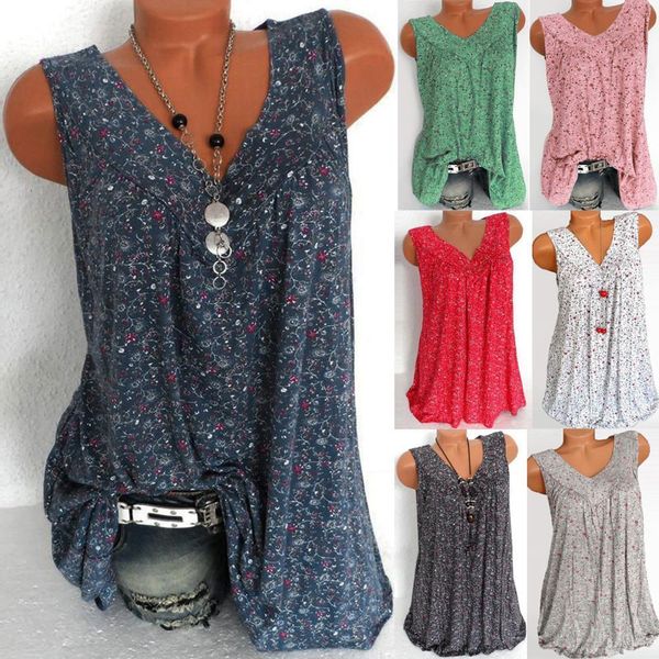 plus size summer fashion women ladies floral print tank blouse vest t-shirt tank vest summer fashion clothes, White
plus size summer fashion women ladies floral print tank blouse vest t-shirt tank vest summer fashion clothes, White