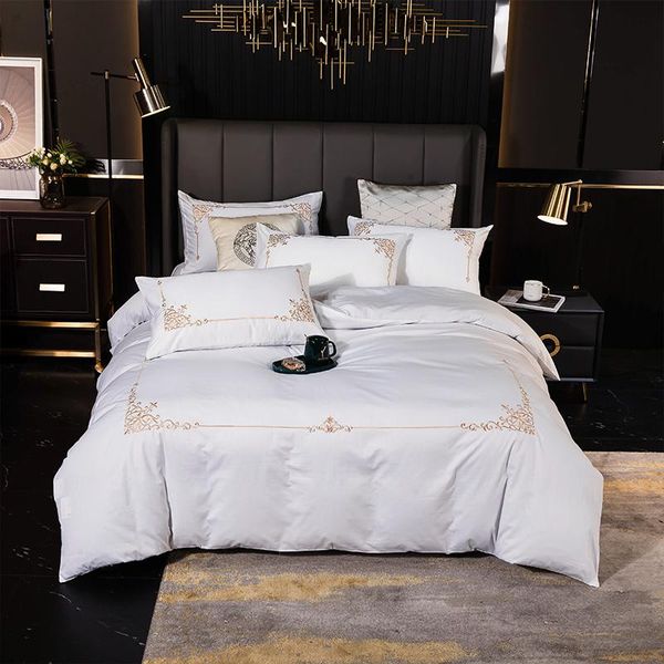 bedding sets simple embroidered cotton set king size 3/4pcs comfortable bedclothes duvet cover bed sheet pillowcase
bedding sets simple embroidered cotton set king size 3/4pcs comfortable bedclothes duvet cover bed sheet pillowcase
