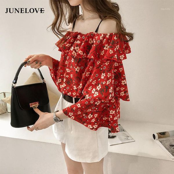 hstar women summer ruffles blouse shirts vintage pinrt floral slash neck blouse casual holiday lady chiffon boho 1, White
hstar women summer ruffles blouse shirts vintage pinrt floral slash neck blouse casual holiday lady chiffon boho 1, White