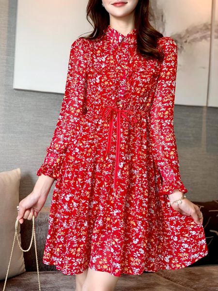 early spring 2021 new vintage floral cake skirt with flaccented rims and waist girth dresses, Black;gray
early spring 2021 new vintage floral cake skirt with flaccented rims and waist girth dresses, Black;gray