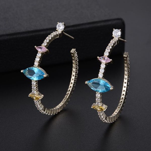 women round geometric hollow circle hoop earrings cubic zirconia pave for bridal engagement earrings jewelry, Golden;silver
women round geometric hollow circle hoop earrings cubic zirconia pave for bridal engagement earrings jewelry, Golden;silver