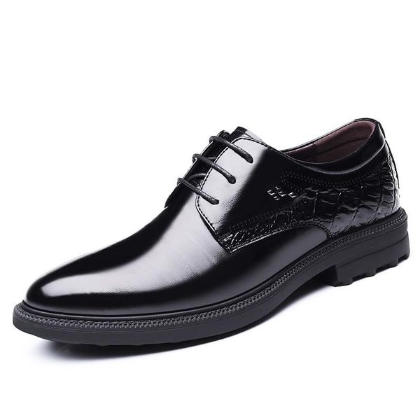 men's formal shoes classic round toe derby shoes daily casual footwear non-slip business office party wedding groom suit, Black
men's formal shoes classic round toe derby shoes daily casual footwear non-slip business office party wedding groom suit, Black