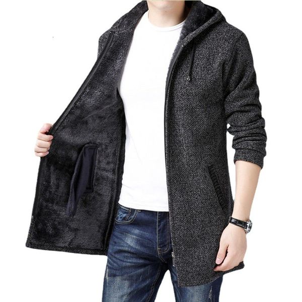 2020 new medium long middle-aged and young solid color plush thickened woolen overcoat for men's winter hooded, Tan;black
2020 new medium long middle-aged and young solid color plush thickened woolen overcoat for men's winter hooded, Tan;black