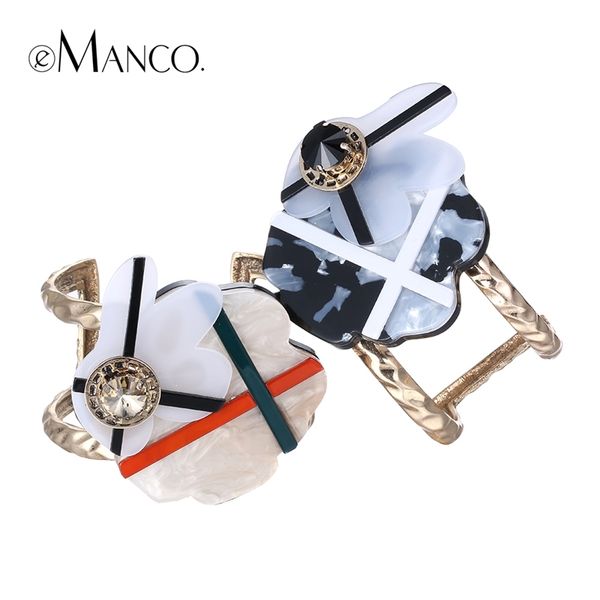 emanco two colors flower acrylic cuff bracelets for women crystal zinc alloy wide opening bangles bracelet brazaletes mujer y200323, Golden;silver
emanco two colors flower acrylic cuff bracelets for women crystal zinc alloy wide opening bangles bracelet brazaletes mujer y200323, Golden;silver