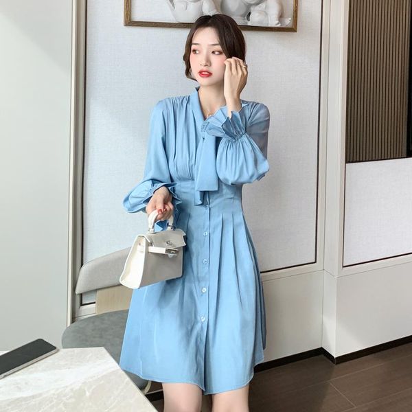 casual dresses real s 2021 spring trumpet sleeve waist closing temperament slim long dress women's ribbon pleated, Black;gray
casual dresses real s 2021 spring trumpet sleeve waist closing temperament slim long dress women's ribbon pleated, Black;gray