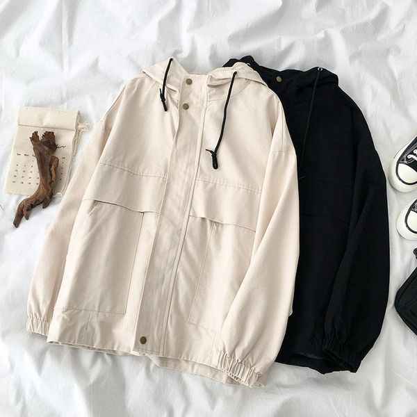 spring autumn loose long jacket female harajuku safari style bf style fashion jacket female black apricot vintage outwear1, Black;brown
spring autumn loose long jacket female harajuku safari style bf style fashion jacket female black apricot vintage outwear1, Black;brown