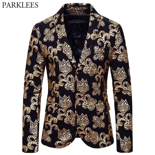 mens gold floral printed blazer jacket 2019 brand new single breasted notched lapel suit blazer men party prom stage costumes 2x lj201006, White;black
mens gold floral printed blazer jacket 2019 brand new single breasted notched lapel suit blazer men party prom stage costumes 2x lj201006, White;black