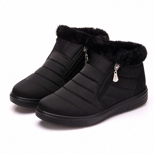 women's snow boots warm short fur winter ankle boots female comfortable shoes botas mujer plus size platform ladies zip shoes #9d5x, Black
women's snow boots warm short fur winter ankle boots female comfortable shoes botas mujer plus size platform ladies zip shoes #9d5x, Black
