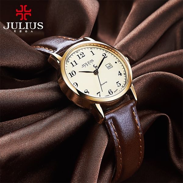 julius women's watch japan quartz hours auto date fine fashion woman clock real leather strap girl's retro birthday gift box 20121, Slivery;brown
julius women's watch japan quartz hours auto date fine fashion woman clock real leather strap girl's retro birthday gift box 20121, Slivery;brown