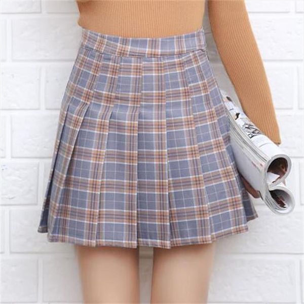 2020 womens harajuku college wind powder high waist pleated plaid skirt female cute korean kawaii skirts for women, Black
2020 womens harajuku college wind powder high waist pleated plaid skirt female cute korean kawaii skirts for women, Black