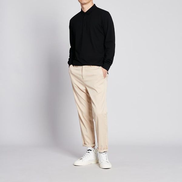 men's polos men lapel shirts long sleeve slim fit designer fashion de hombre mens clothes dh50pl, White;black
men's polos men lapel shirts long sleeve slim fit designer fashion de hombre mens clothes dh50pl, White;black