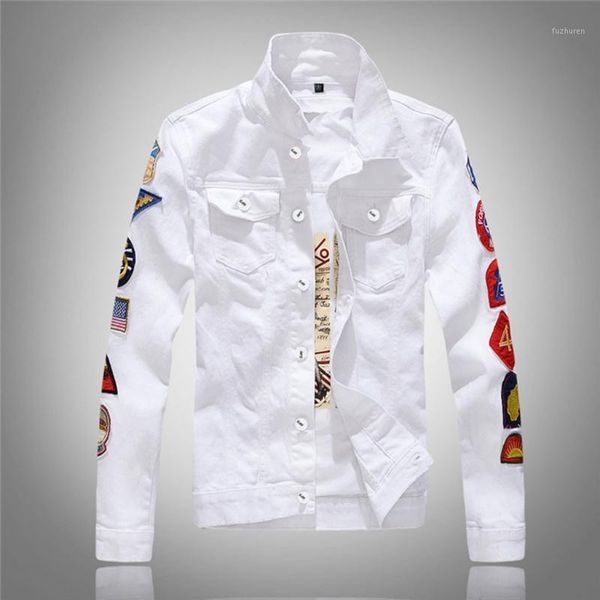 2019 winter autumn jacket men casual long sleeve turn-down collar printed white green denim male jackets coat1, Black;brown
2019 winter autumn jacket men casual long sleeve turn-down collar printed white green denim male jackets coat1, Black;brown