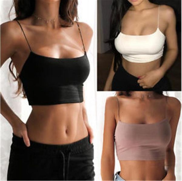2020 summer women's crop elastic cotton camis sleeveless short tank bar women, White
2020 summer women's crop elastic cotton camis sleeveless short tank bar women, White