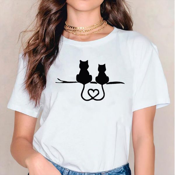 women t shirts t shirt sweet love printing cat summer autumn kawaii 90s ladies print lady womens graphic female tee shirt, White
women t shirts t shirt sweet love printing cat summer autumn kawaii 90s ladies print lady womens graphic female tee shirt, White
