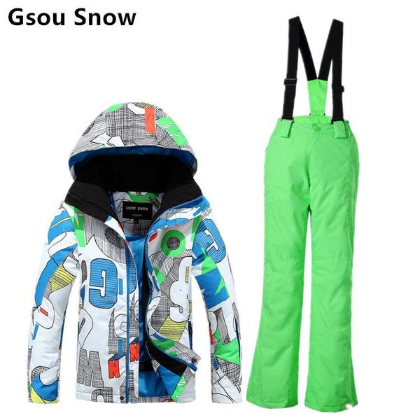skiing jackets children's ski suit boys skateboarding male child snowboarding boy multicolor letters jacket and green pants
skiing jackets children's ski suit boys skateboarding male child snowboarding boy multicolor letters jacket and green pants