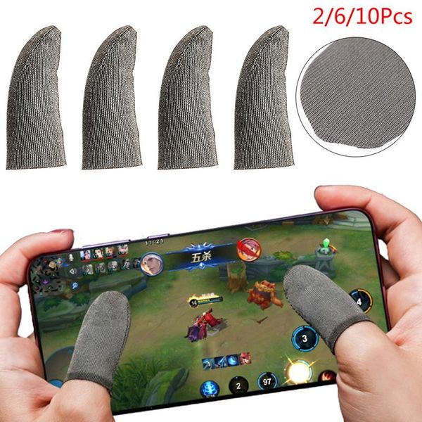 2/6/10pcs game finger sleeve mobile screen gaming finger sleeve game controller mobile sweatproof gloves
2/6/10pcs game finger sleeve mobile screen gaming finger sleeve game controller mobile sweatproof gloves