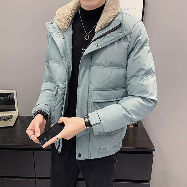 2020 thicken men's jacket fur collar puffer parka casual slim fit thicken zipper coat streetwear hip hop overcoat ropa de marca, Black
2020 thicken men's jacket fur collar puffer parka casual slim fit thicken zipper coat streetwear hip hop overcoat ropa de marca, Black