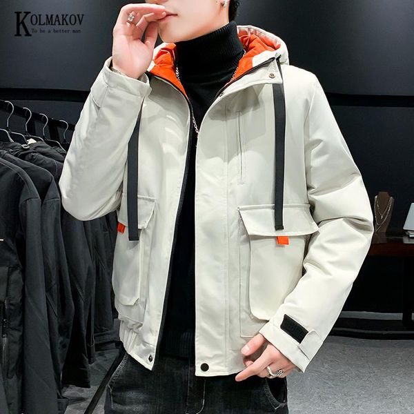 men's down & parkas kolmakov autumn/winter korean-style hooded cotton-padded clothes warm solid color fashion jacket parka hoodie coat, Black
men's down & parkas kolmakov autumn/winter korean-style hooded cotton-padded clothes warm solid color fashion jacket parka hoodie coat, Black