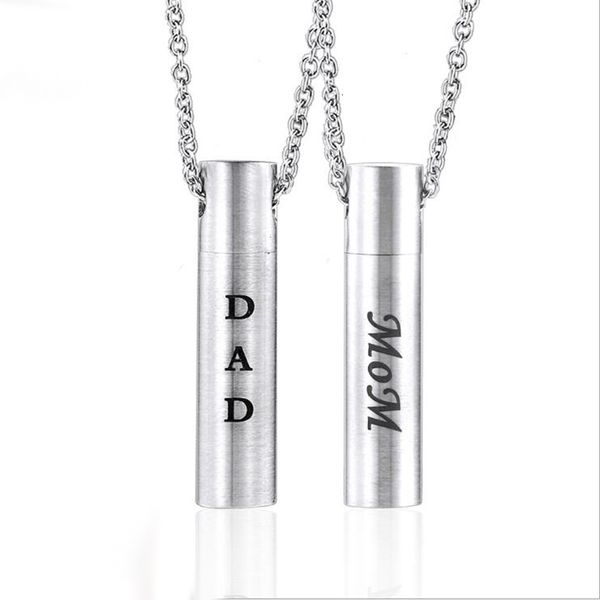1pc stainless steel cylinder shaped family cremation pendant necklace mom dad pet ashes urn jewellery
1pc stainless steel cylinder shaped family cremation pendant necklace mom dad pet ashes urn jewellery