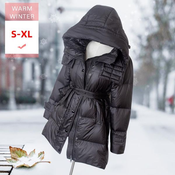 s - women winter fashion long down coat stand collar with hood female slim warm white duck down jacket windproof good quanlity, Black
s - women winter fashion long down coat stand collar with hood female slim warm white duck down jacket windproof good quanlity, Black