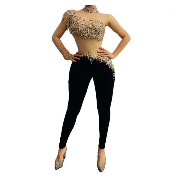 rhinestones bodysuit dance costume fringe transparent jumpsuit black velvet leggings dance outfit bar singer wear outfit1, Black;red
rhinestones bodysuit dance costume fringe transparent jumpsuit black velvet leggings dance outfit bar singer wear outfit1, Black;red