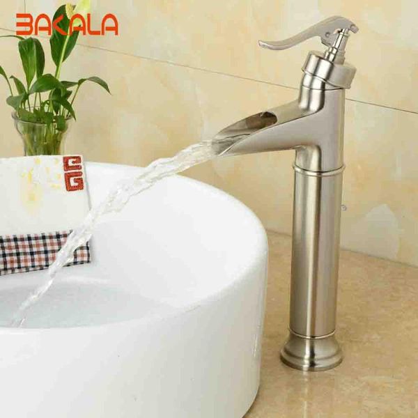 bathroom sink faucets bakala brushed nickel basin faucet deck mounted single handle mixer tap gz-8006l
bathroom sink faucets bakala brushed nickel basin faucet deck mounted single handle mixer tap gz-8006l