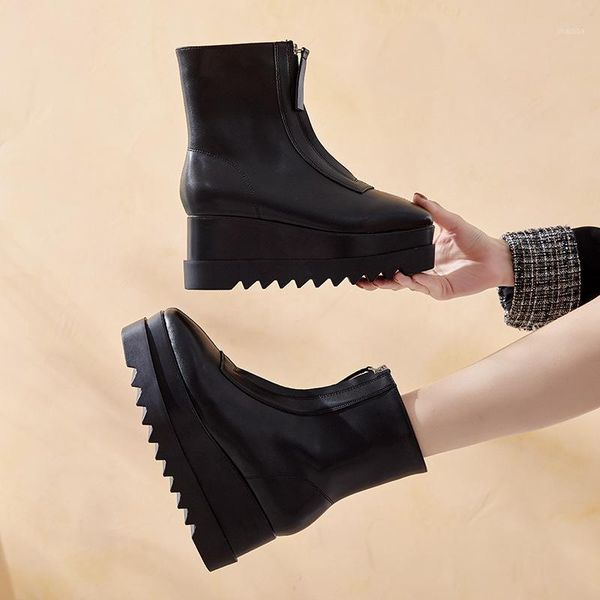women's mid calf boots wedge shoes luxury designer winter footwear boots-women zipper round toe high heel low rubber1, Black
women's mid calf boots wedge shoes luxury designer winter footwear boots-women zipper round toe high heel low rubber1, Black