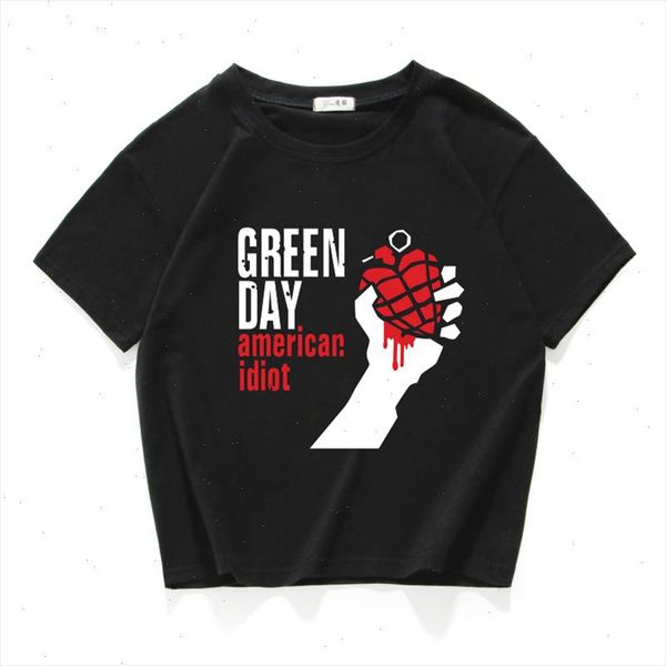 famous band green day women 100% cotton tshirt casual t shirt women o neck all match crops summer loose women, White
famous band green day women 100% cotton tshirt casual t shirt women o neck all match crops summer loose women, White