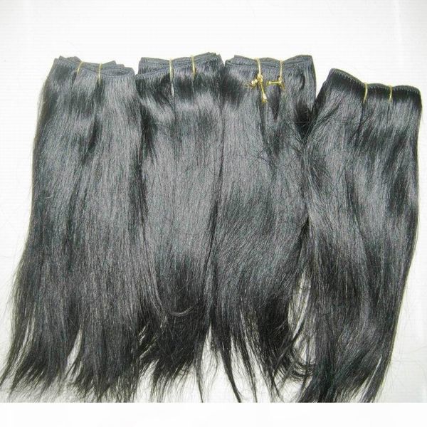 new arrival 2020 selling indian processed human hair 9pcs lot wholesale weave straight,wavy clearance, Black