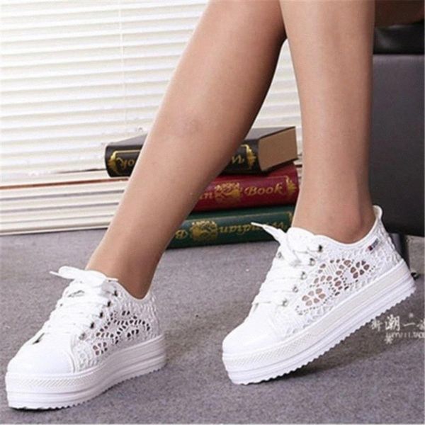 women increase casual shoes female thick bottom platform sneakers 2020 summer ladies hollow lace breathable flat shoes white #vz6m
women increase casual shoes female thick bottom platform sneakers 2020 summer ladies hollow lace breathable flat shoes white #vz6m